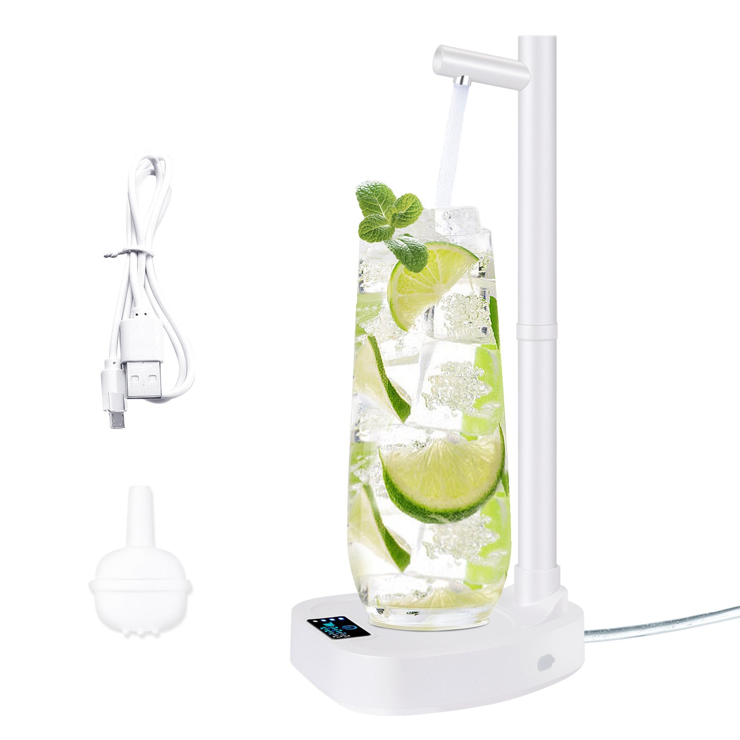 Rechargeable Automatic Water Bottle Dispenser With Stand