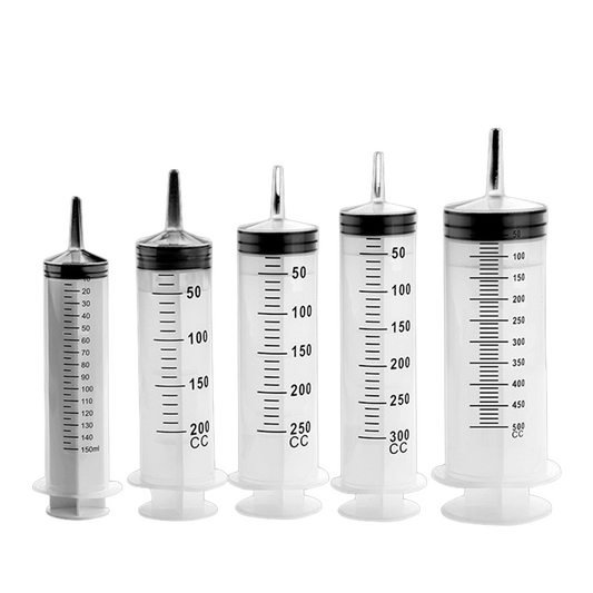 Large Capacity Syringes with Hose for Pets & Hydroponics