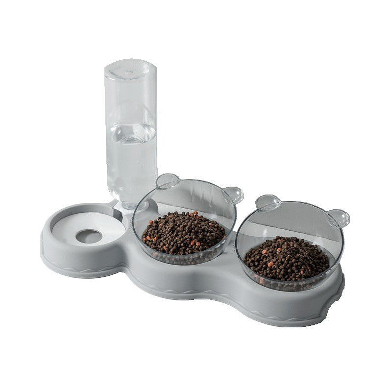 3-in-1 automatic pet feeder and water dispenser.