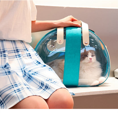 Premium Transparent Pet Backpack - Breathable and Comfortable