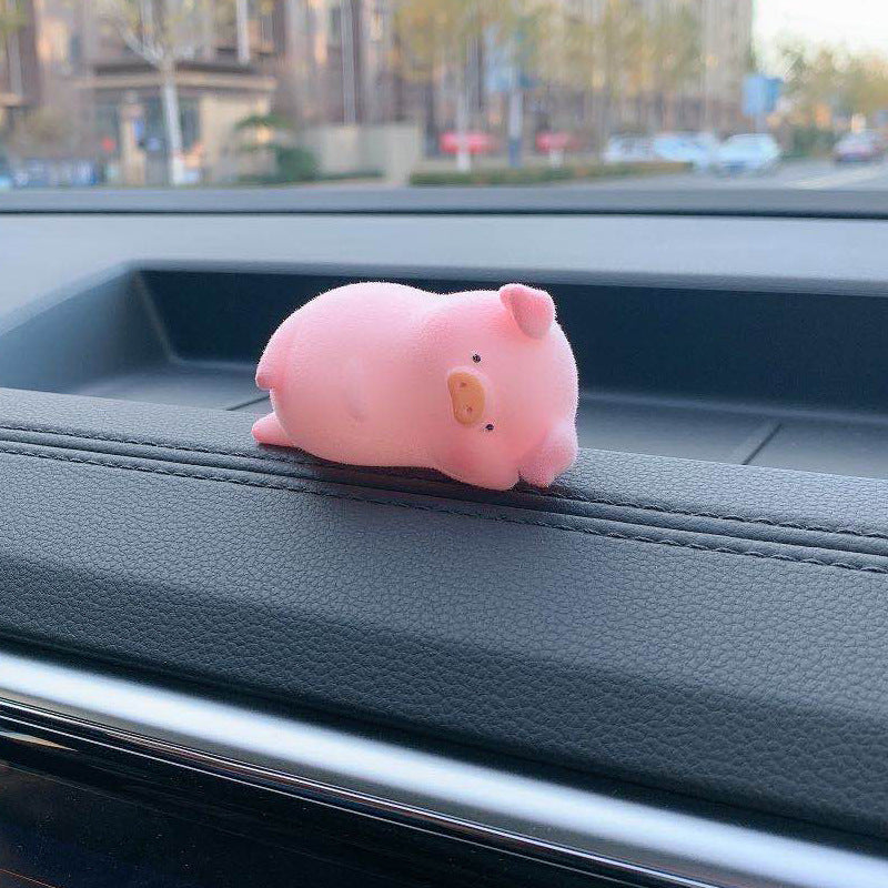 Cute Cartoon Pig Car Accessories