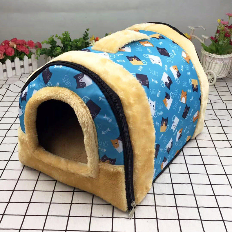 Warm & Comfy Self-Heating Pet Kennel for pets