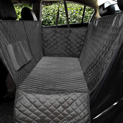 Dog Car Seat Cover | Mesh Hammock with Zipper & Pocket