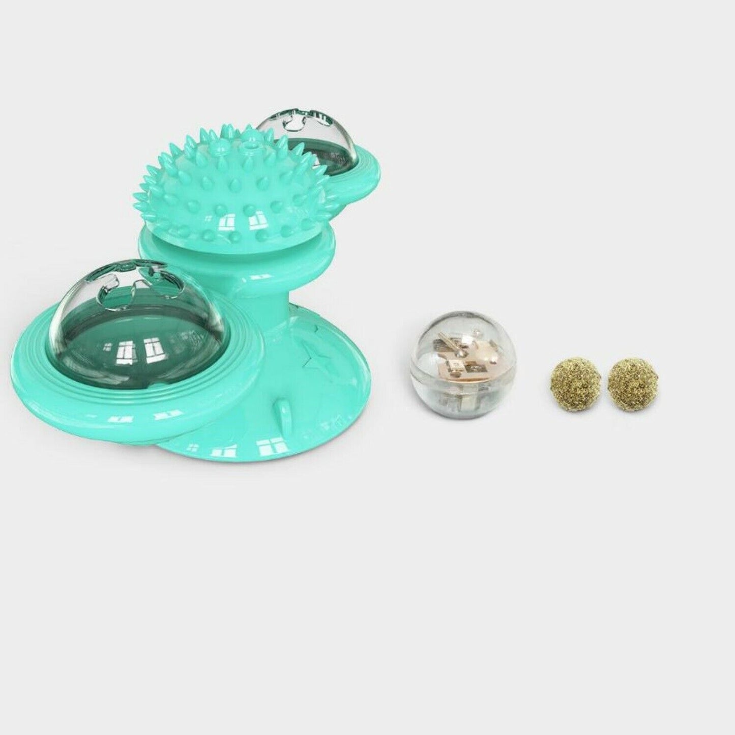 Interactive Cat Toy with Suction Cup and Catnip