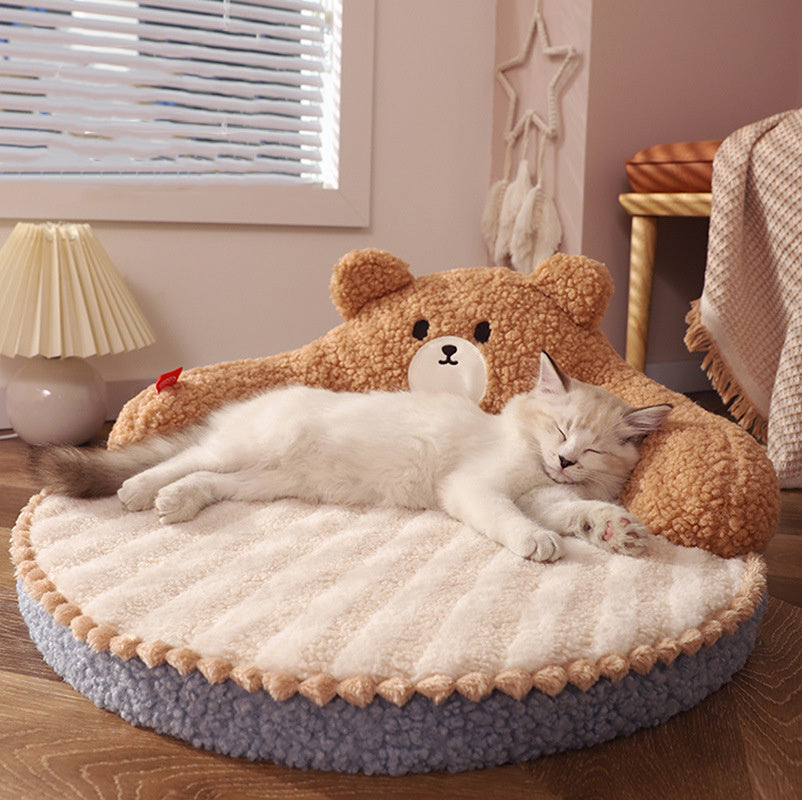 Soft and Cozy Pet Nest | Bear Kitten Style