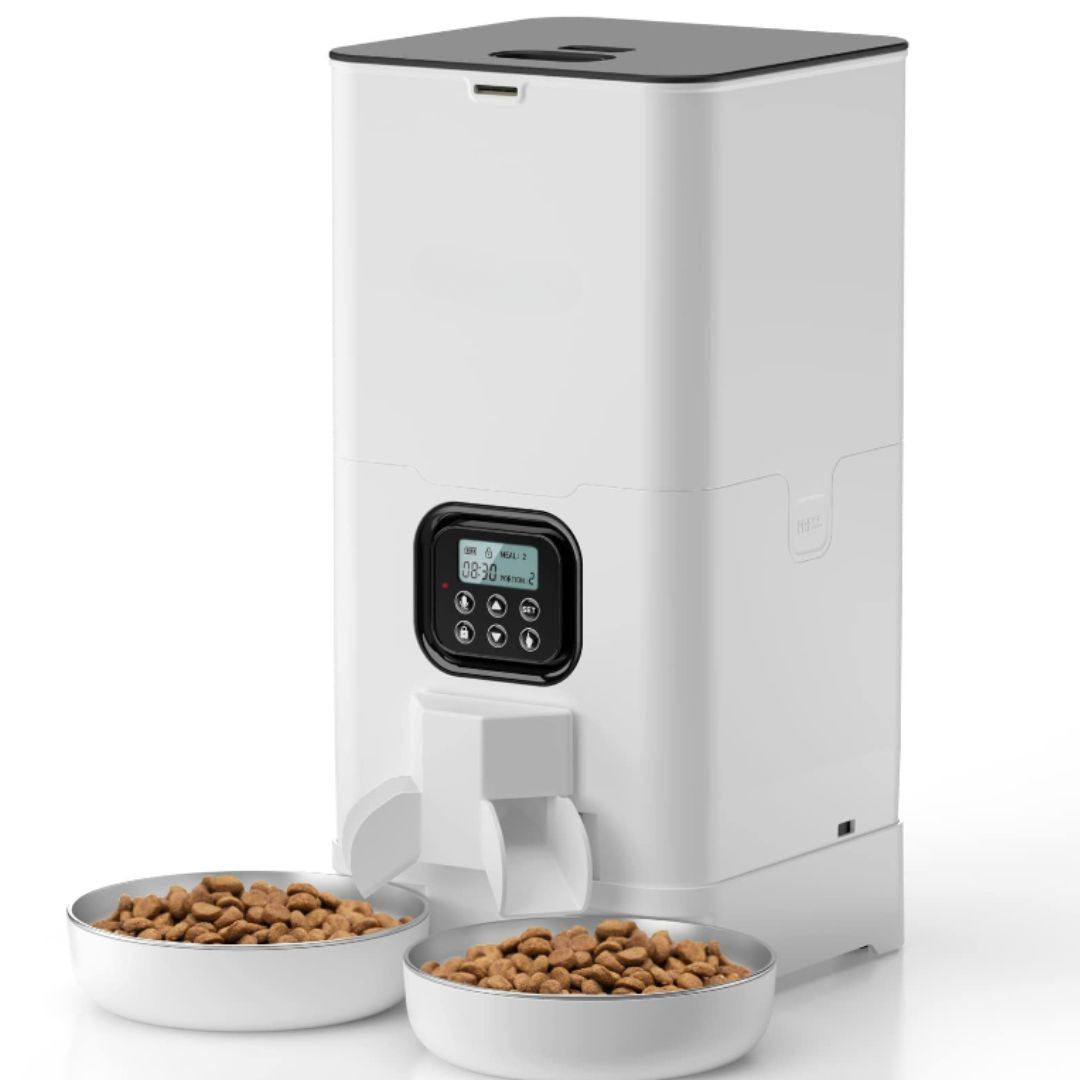 Automatic Feeder with Desiccant Box | Stainless Steel Tray | USB Cable included