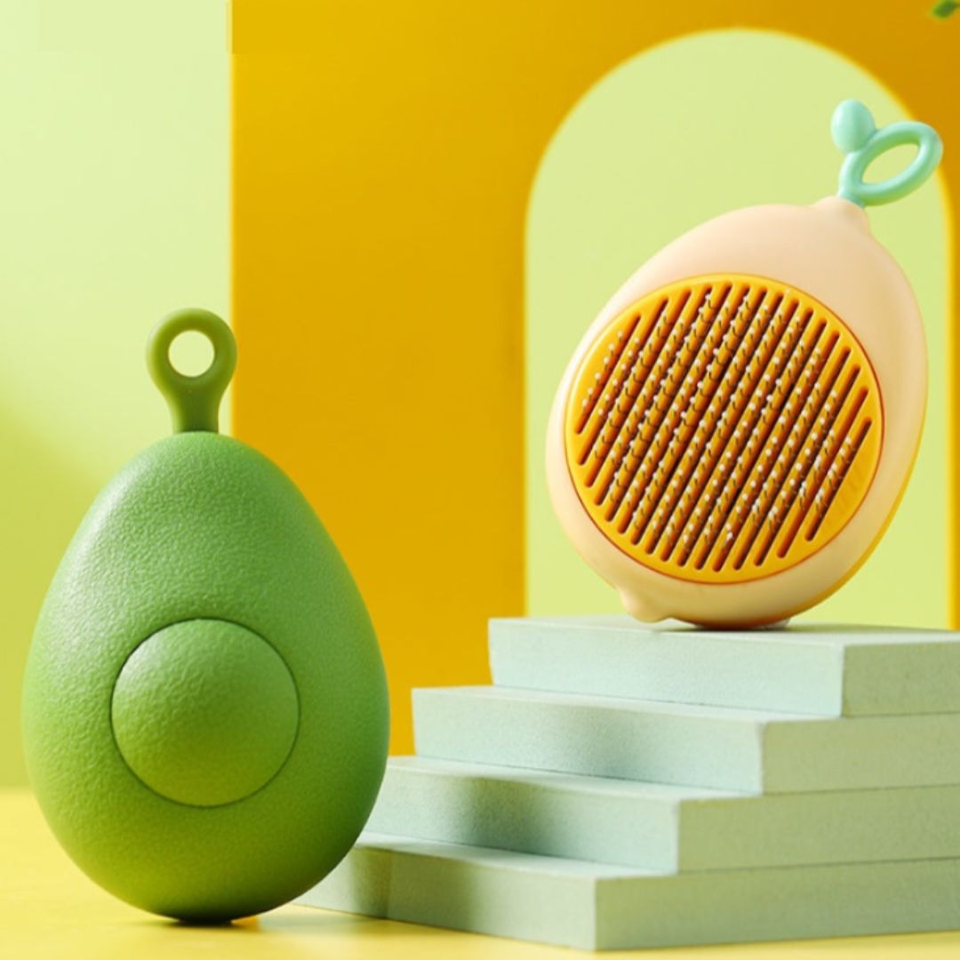 Avocado-Shaped Cat & Dog Brush