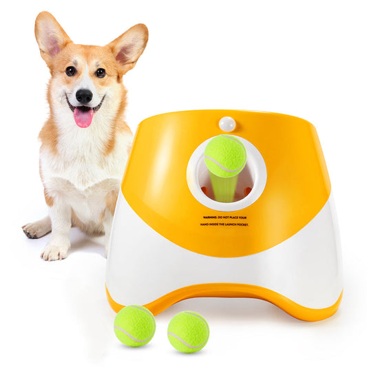 Automatic Pet Ball Launcher - Interactive Exercise Toy for Dogs