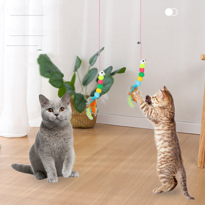 Elastic Hanging Door Teasing Cat Rope