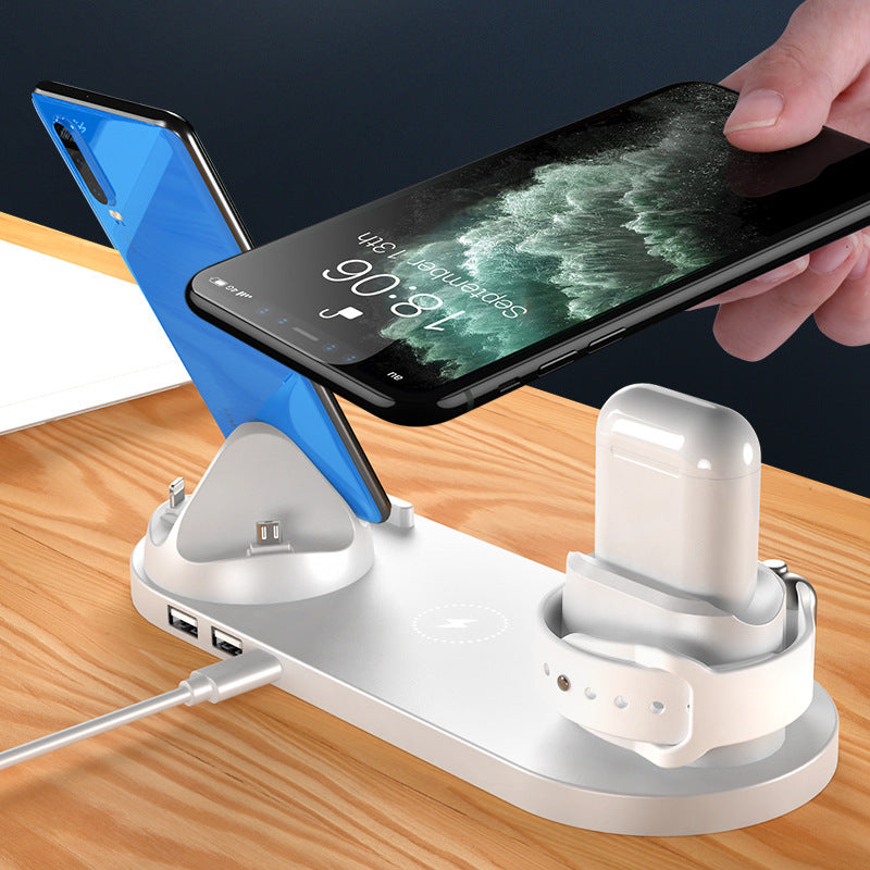 6-in-1 Wireless Fast Charging Dock for iPhone and Watch