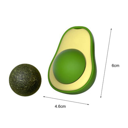 Cute Avocado Toy for Teeth Cleaning and Play