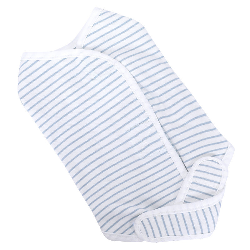 Blue and White Striped Nursing Clothes for Pets