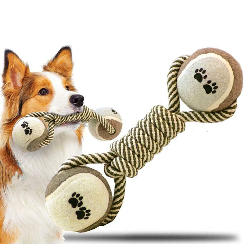 Durable cotton rope chew toy for all dog sizes