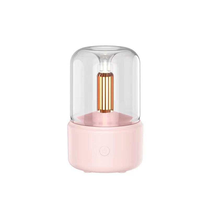 Candle Light Aroma Diffuser - USB Aromatherapy Essential Oil Humidifier