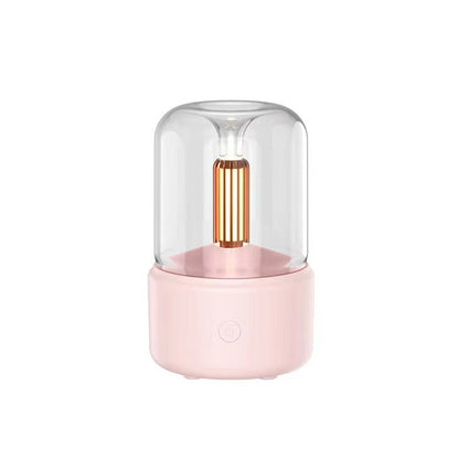 Candle Light Aroma Diffuser - USB Aromatherapy Essential Oil Humidifier