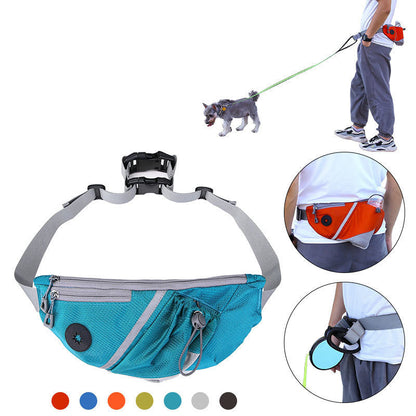 Double Buckle Waist Bag for Pet Owners