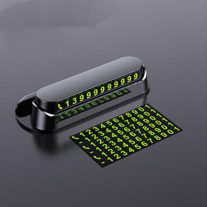 Luminous Temporary Parking Card