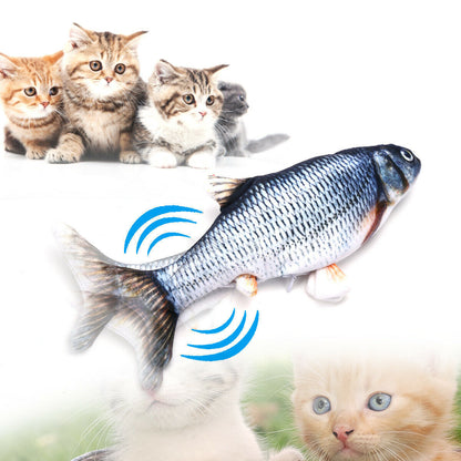 Interactive Cat Toys USB Rechargeable Fish For Cats