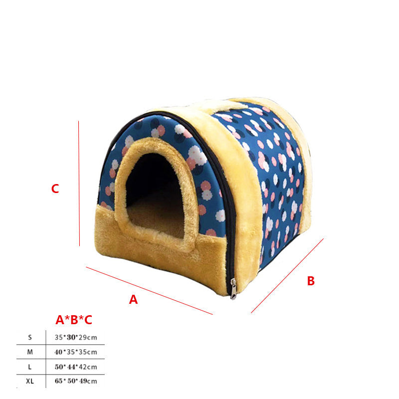 Warm & Comfy Self-Heating Pet Kennel for pets