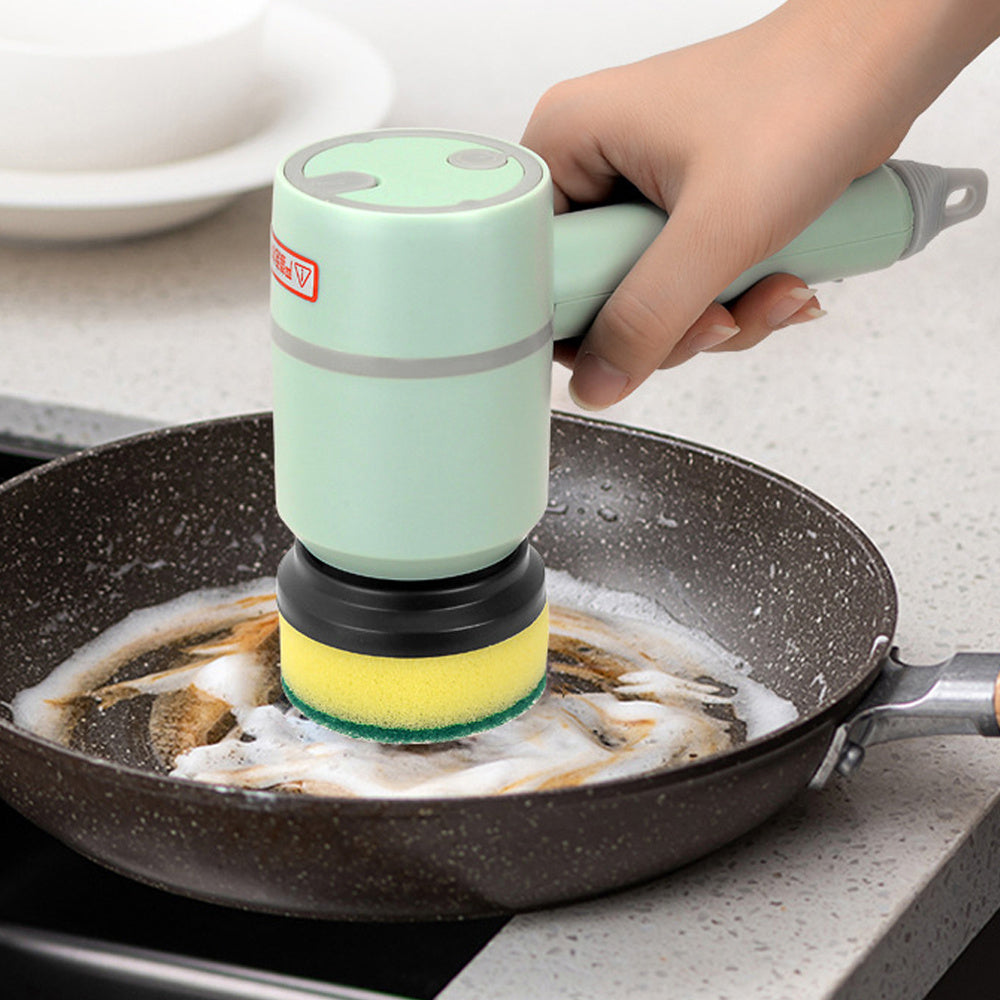 USB Rechargeable Wireless Dishwashing & Kitchen Tile Scrubber