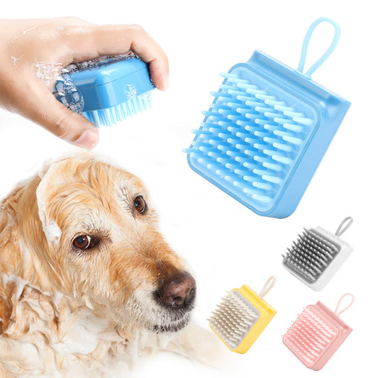 Pet Bath Massage Brush for Gentle Grooming and Relaxing Massage