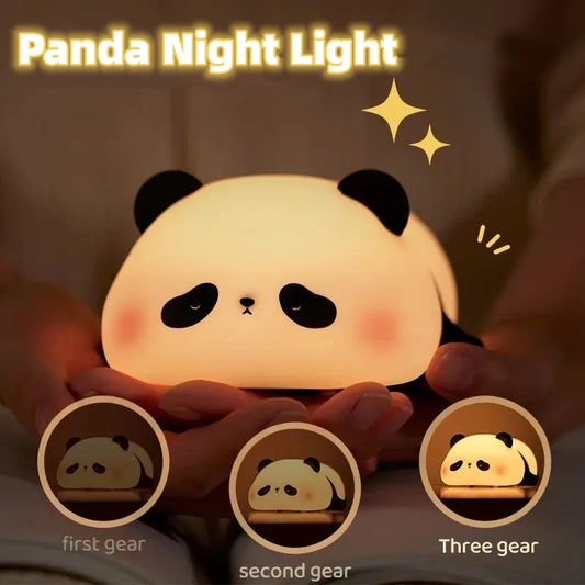 Cute Rechargeable Panda Night Light