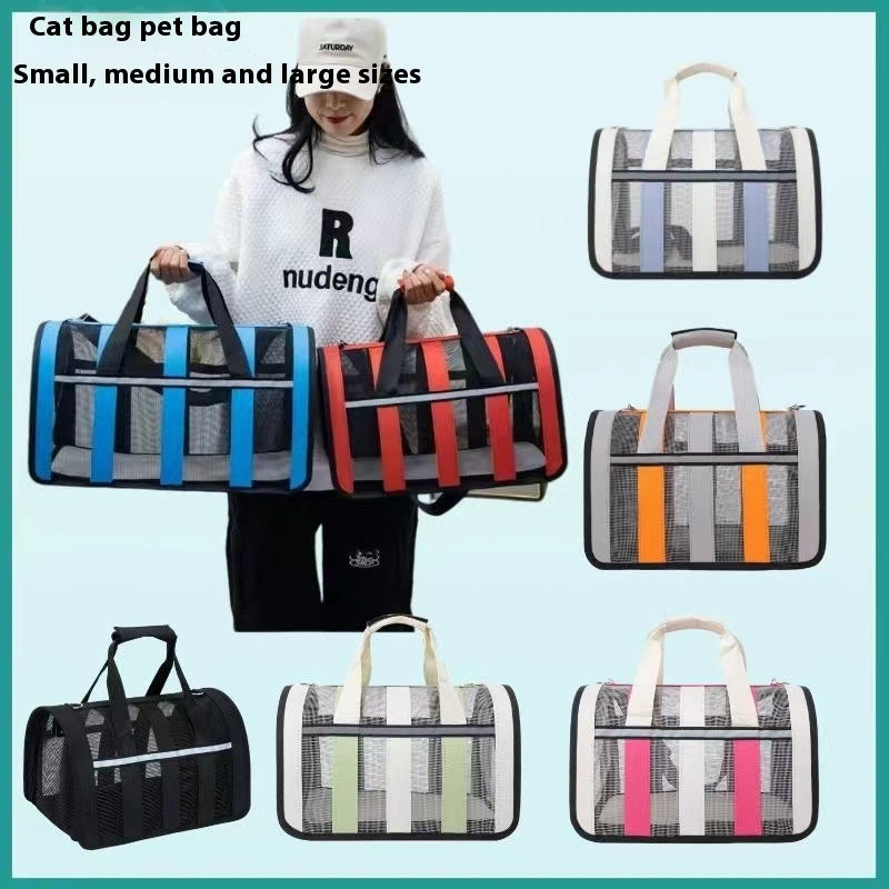 Portable & Crossbody Outdoor Cat Carrier Bag