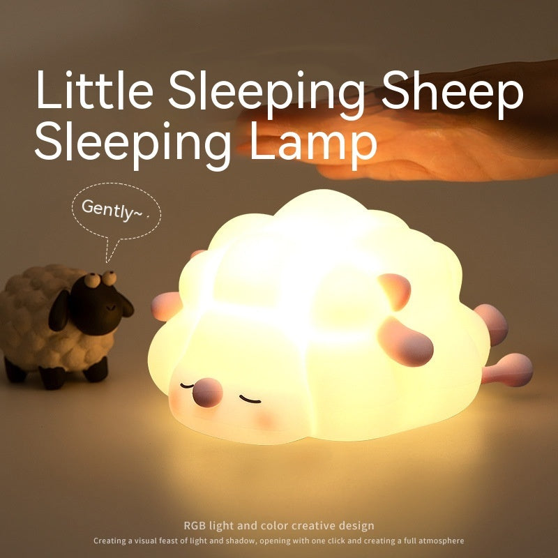 Rechargeable Sheep Night Light with Timer & Dimmer