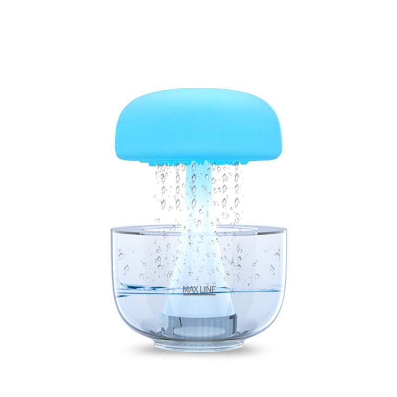 Jellyfish Raindrop Humidifier with seven-Color Light