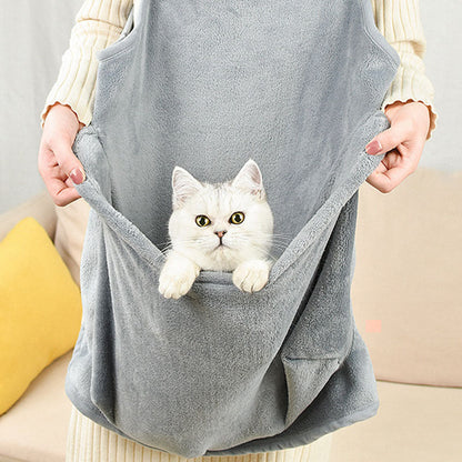 Arctic Velvet Grey Bomao Apron for Pets