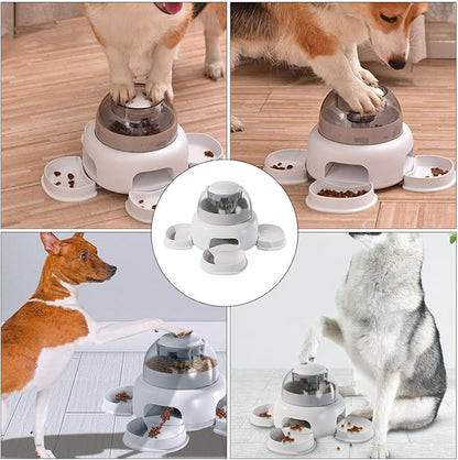 Dog Press Leakage Food Feeder Automatic Pet Feeder Dispenser