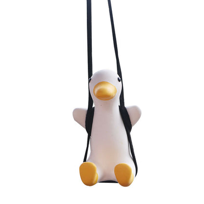 Cute Duck Design Hanging Ornament for Car or Room Decoration