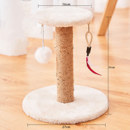 Vertical Sisal Cat Scratcher - Durable, Non-dandruff, Anti-scratch