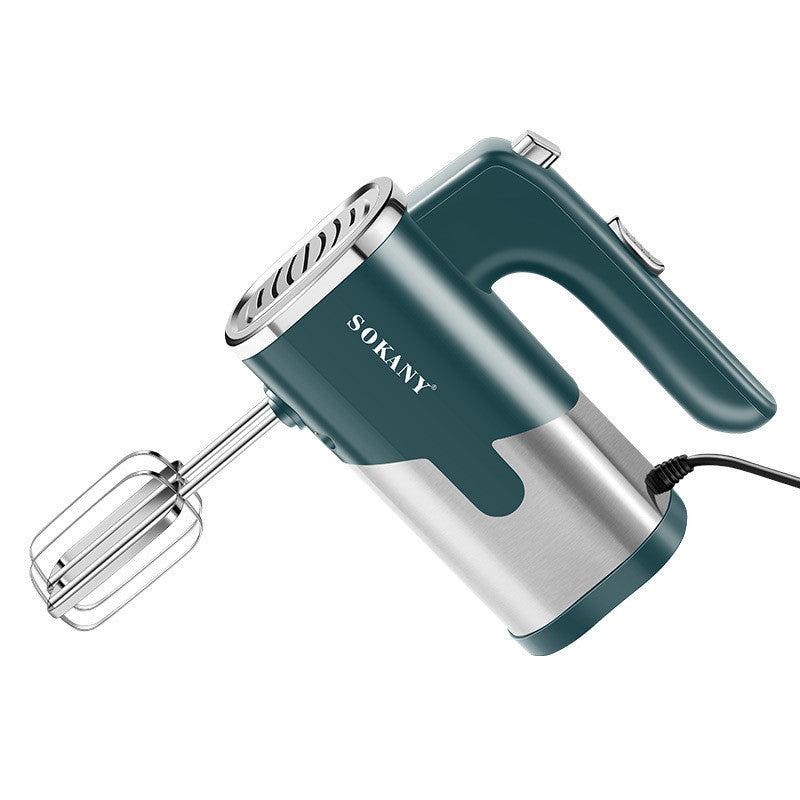 Black and Green Handheld Mixer 800W ABS Stainless Steel