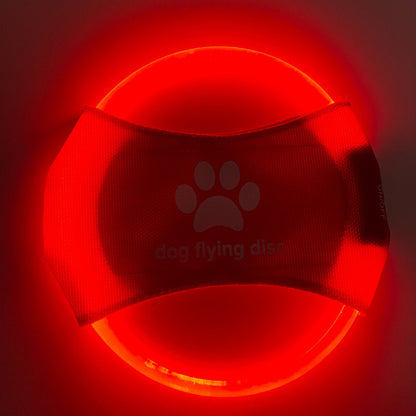 LED Glowing Dog Flying Discs