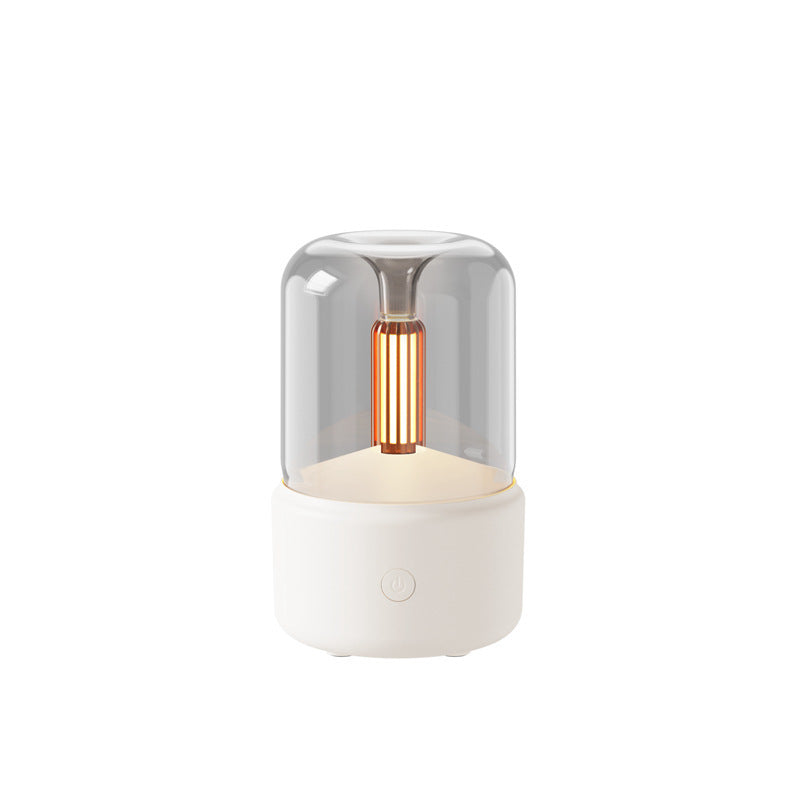 Candle Light Aroma Diffuser - USB Aromatherapy Essential Oil Humidifier