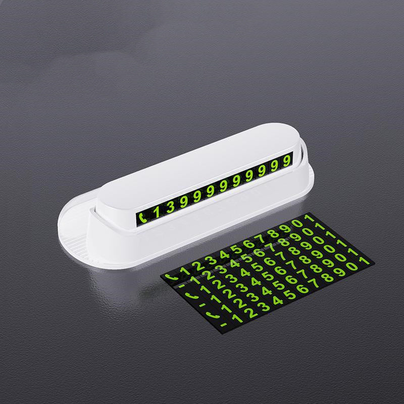 Luminous Temporary Parking Card