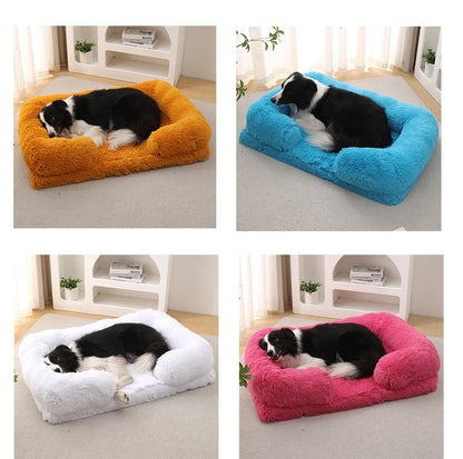 Warm & Snuggly Round Pet Bed