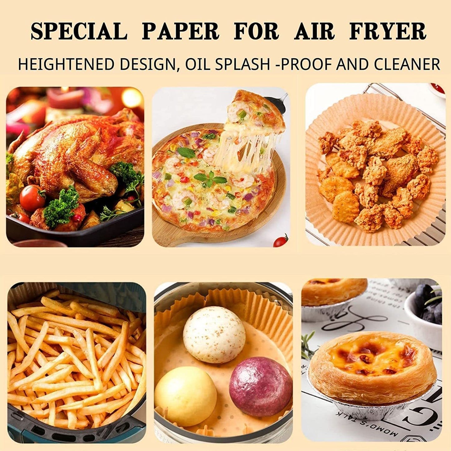 Disposable Air Fryer Paper Liners
