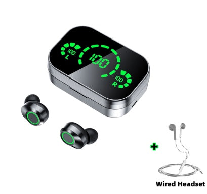 Upgraded LED Soft Light Display Bluetooth Earphones