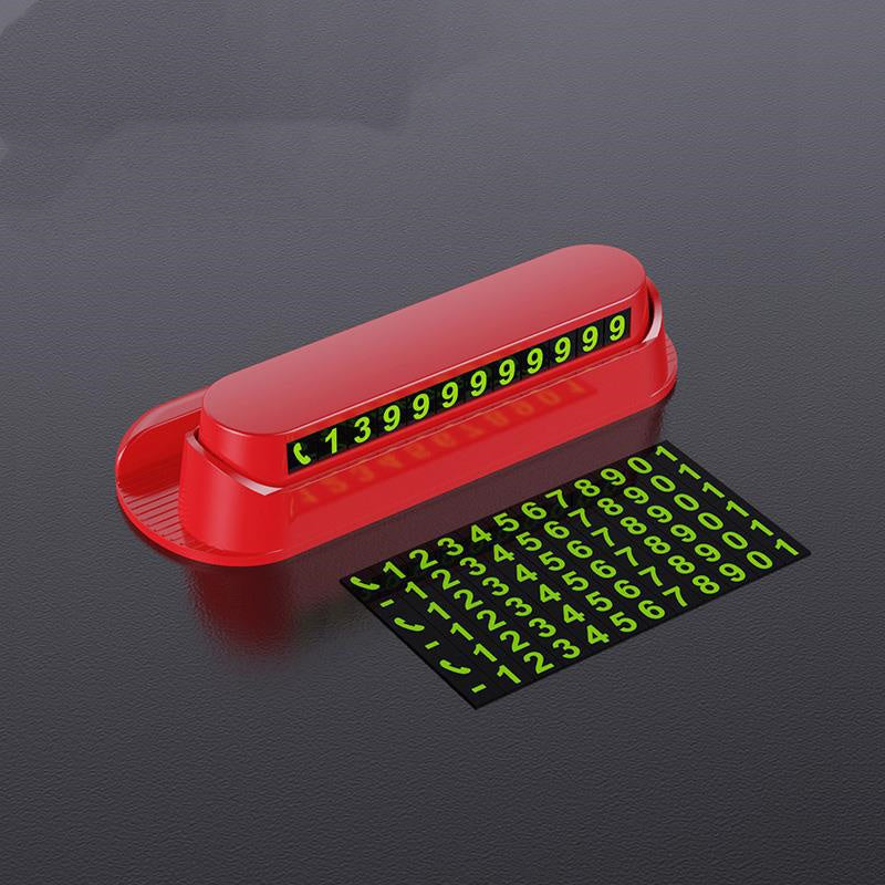 Luminous Temporary Parking Card