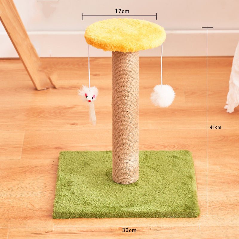 Vertical Sisal Cat Scratcher - Durable, Non-dandruff, Anti-scratch