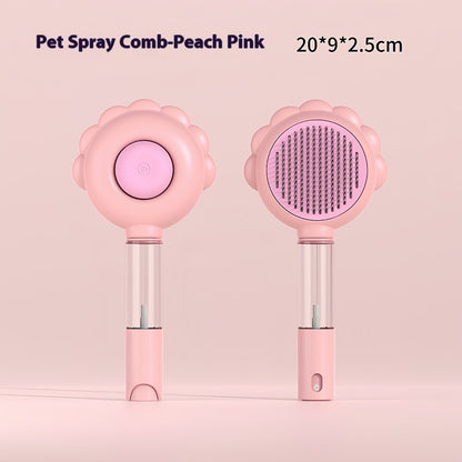 2-in-1 Self-Cleaning Pet Brush & Comb