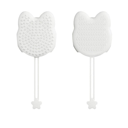 Plastic Cat Cleaning Comb with Cat Head and Butterfly Design